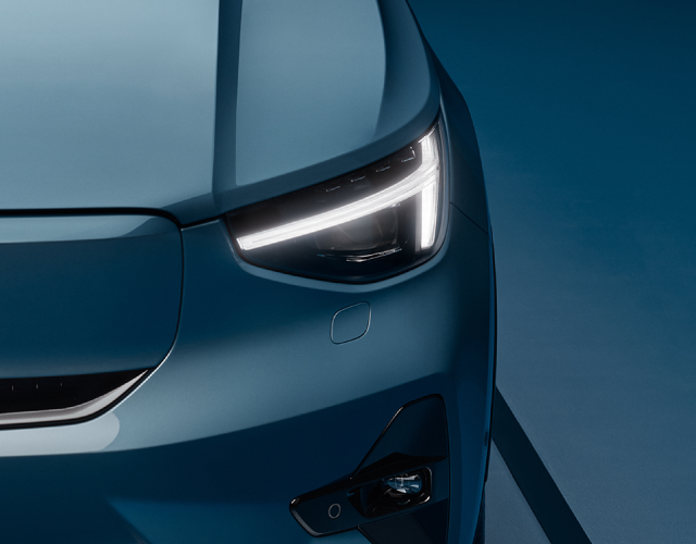 Vehículo Eléctrico con Luces Tipo Píxel